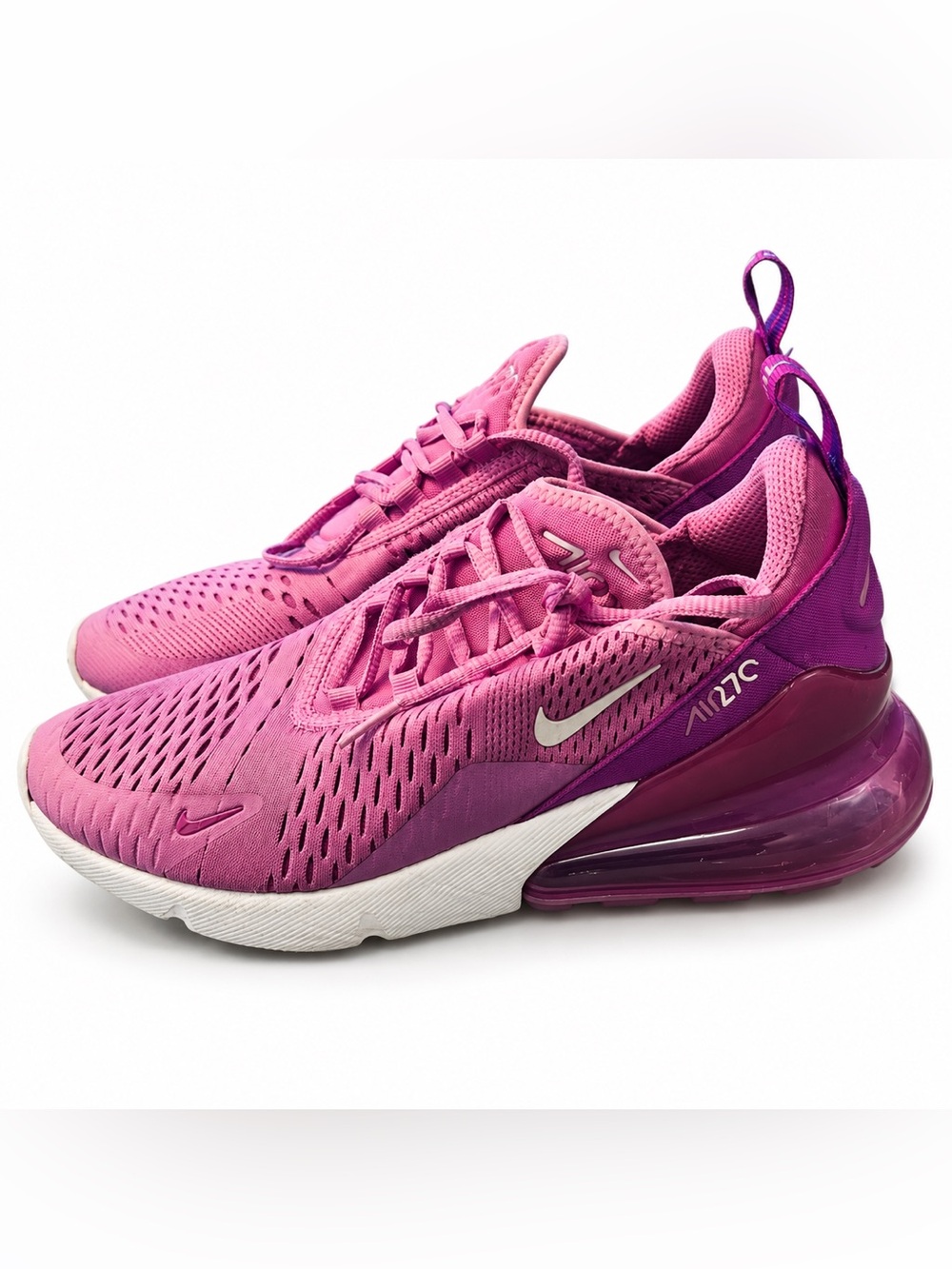 Nike Women's Pink/Purple Air Max 270 Sneakers